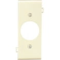 thumbnail image 1 of Leviton PSC7-I Ivory Single 1.406" Receptacle Sectional Center Wall Plate, 1 of 2