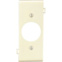 Leviton PSC7-I Ivory Single 1.406" Receptacle Sectional Center Wall Plate