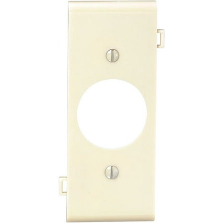 Leviton PSC7-I Ivory Single 1.406" Receptacle Sectional Center Wall Plate