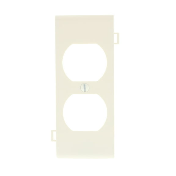 Leviton PSC8-T Light Almond Duplex Receptacle Sectional Center Wall Plate