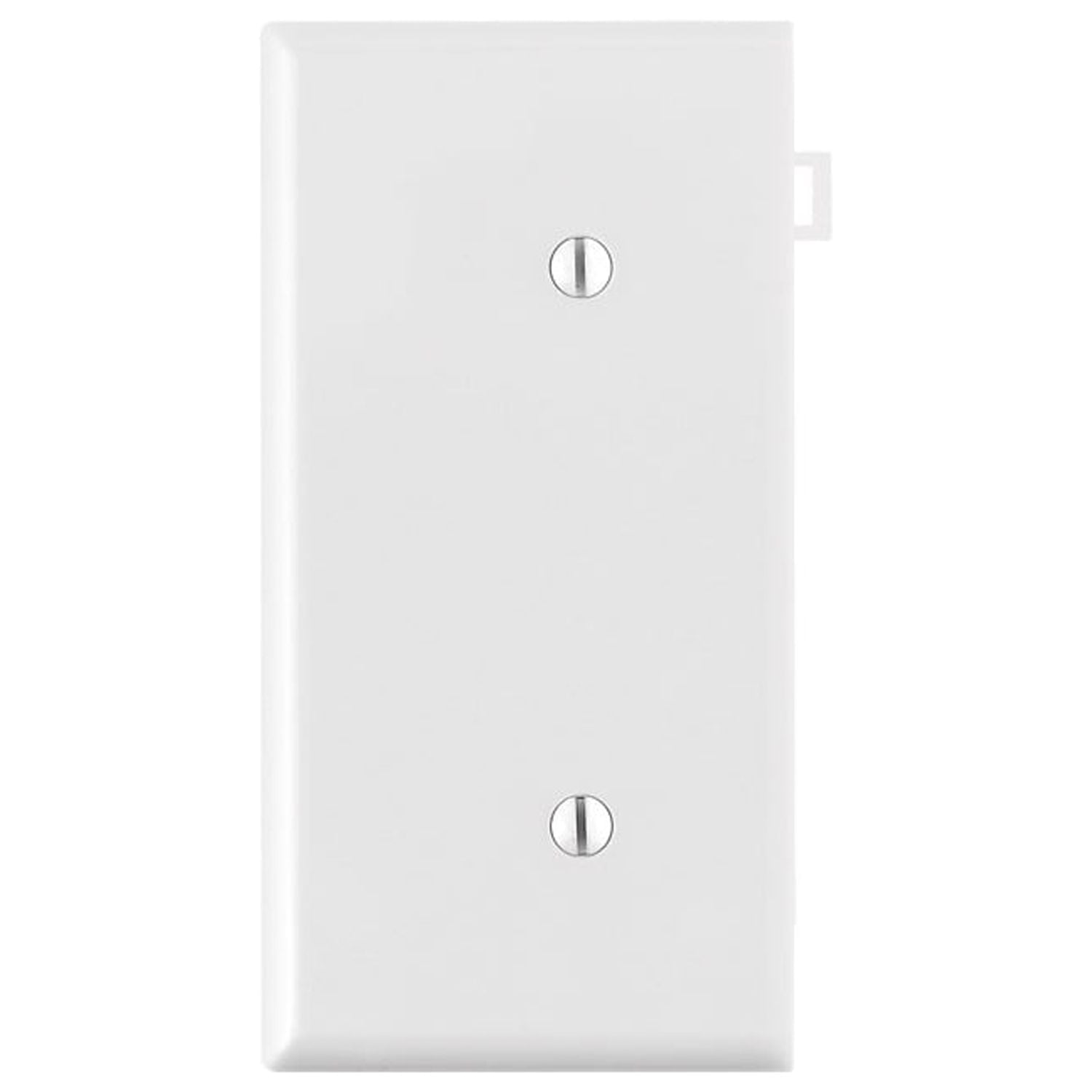 White 1-Gang Blank Sectional Wall Plate