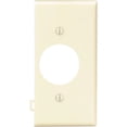 thumbnail image 1 of Leviton PSE7-I Ivory Single 1.406" Receptacle Sectional End Wall Plate, 1 of 2