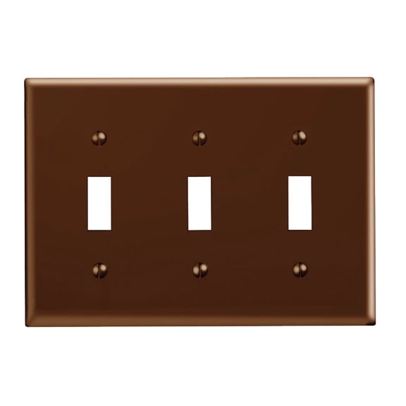 Leviton Plastic Switch Wall Plate - Single Pack