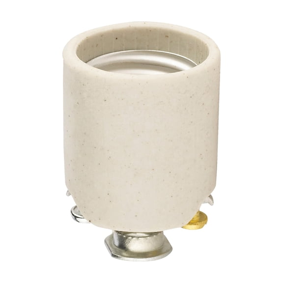 Leviton Unglazed Porcelain Lamp Socket - Pack of 10
