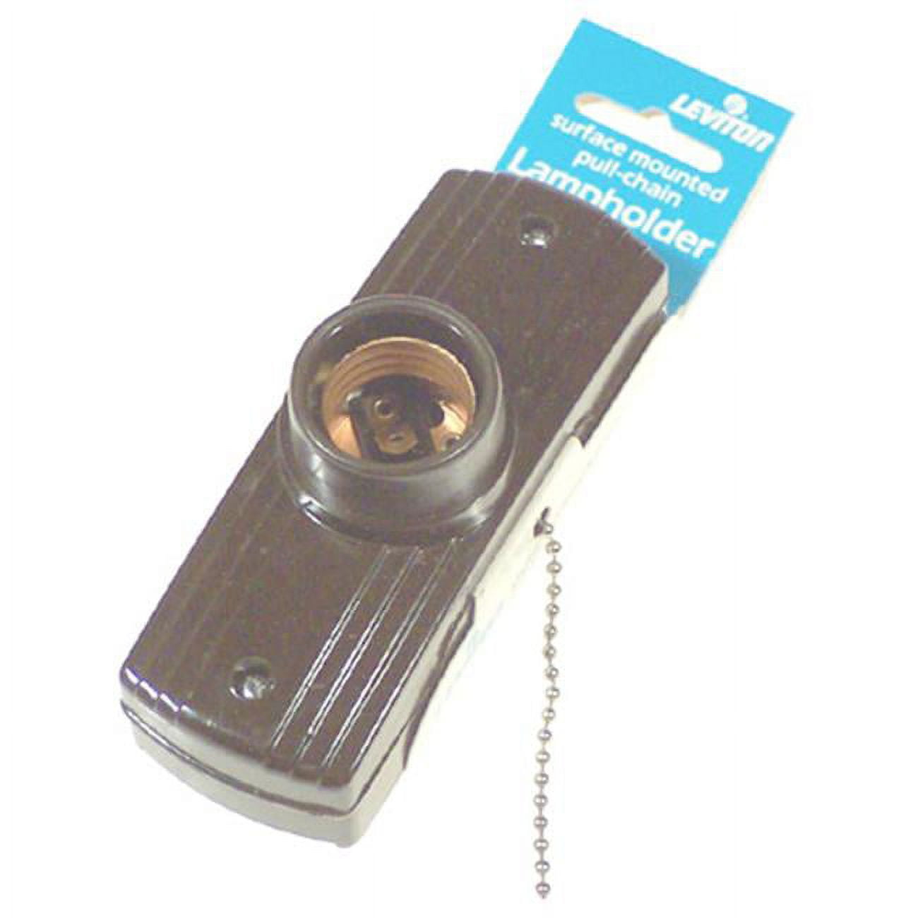 Leviton Pull Chain Lampholder 600 W 250 V Medium