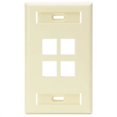 thumbnail image 1 of Leviton QuickPort Faceplate, 1 of 1