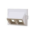 thumbnail image 1 of Leviton QuickPort MOS Simplex Module Adapter - Modular insert - ivory, 1 of 1