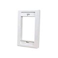 thumbnail image 1 of Leviton 41290-SMI Single-Gang MOS Wallplate - Ivory, 1 of 1