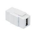 thumbnail image 1 of Leviton QuickPort USB Connector, White (40835-W), 1 of 2