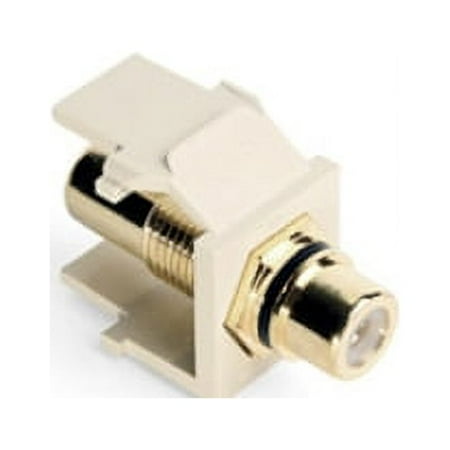 Leviton Quickport Jack Black/Almond 40830-BAE