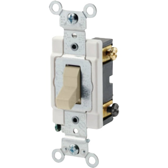 Leviton Quiet Double Pole Switch - Pack of 2 Indoor & Outdoor Use, NEC-Compliant