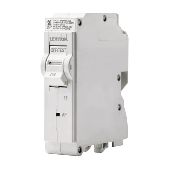 Leviton White Arc Fault Breaker