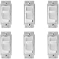 thumbnail image 1 of Leviton SureSlide Universal Incandescent Dimmer Switch - Single-Pole - 6 Pack, White, 1 of 3