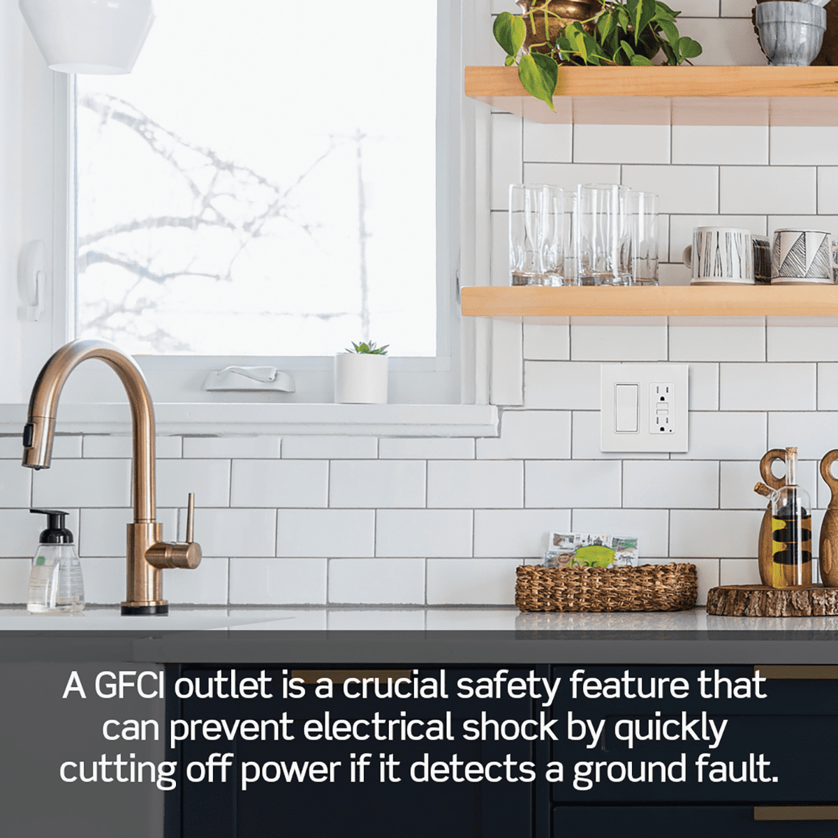 Leviton GFCI Receptacle in White — UL Listed for US Residential Electrical Code Compliance, Drop-in NEC-Standard Wiring