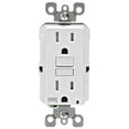 thumbnail image 1 of Leviton R92-GFWT1-0KW 15 Amp White SmartlockPro Self-Test GFCI, 1 of 2
