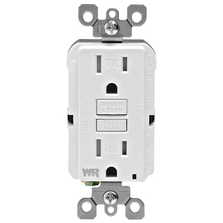 Leviton R92-GFWT1-0KW 15 Amp White SmartlockPro Self-Test GFCI