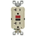 thumbnail image 1 of Leviton R99-GFNT2-0RI 20 Amp Ivory GFCI Receptacle, 1 of 2