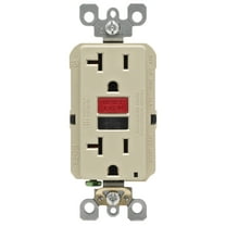 Leviton R99-GFNT2-0RI 20 Amp Ivory GFCI Receptacle