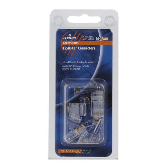 Leviton RJ-45 Modular Plugs 10 pk