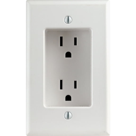 Leviton Recessed Duplex Outlet - Single Pack