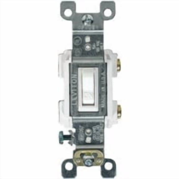 Leviton Residential Grade Toggle Single Pole Switch - Pack of 24 Stock-Up Pack