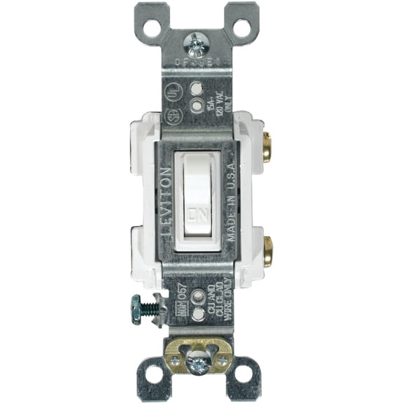 Leviton Residential Grade Toggle Single Pole Switch - Pack of 24 Indoor & Outdoor Use, NEC-Compliant