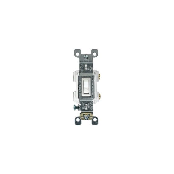 Leviton Residential Grade Toggle Single Pole Switch - Pack of 2