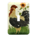 thumbnail image 1 of Leviton Rooster 1-Gang Toggle Switch Cover Switchplate Wallplate 89001-RST, 1 of 1