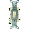 thumbnail image 1 of Leviton Commercial Grade 4-Way AC Quiet Toggle Switch S01-CS415-IS - 15 Amp - Ivory, 1 of 1