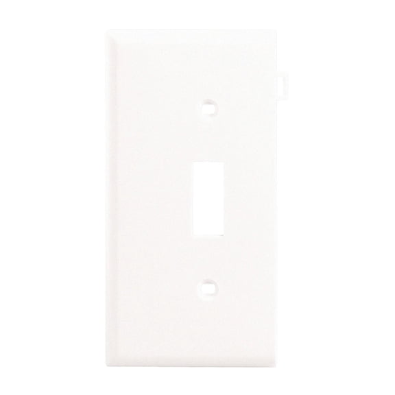 Leviton Sectional Toggle Switch Wall Plate End Panel - Pack of 6 Indoor & Outdoor Use, NEC-Compliant