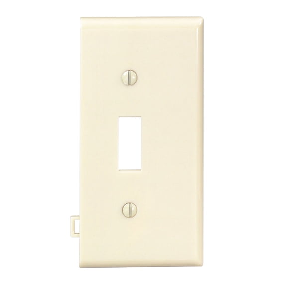 Leviton Sectional Toggle Switch Wall Plate End Panel - Pack of 8 Indoor & Outdoor Use, NEC-Compliant