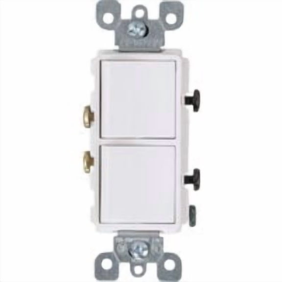 Leviton Single Pole Duplex Switch - Pack of 2 Bulk Buy Multipack