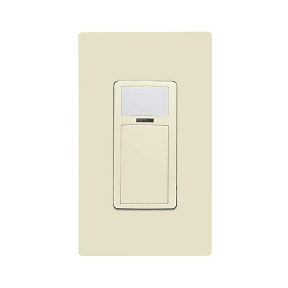 Leviton Smart Wallbox Sensor, PIR 15A Switching, 120-277VAC, App Configurable with The Smart Sensor App, ODS15-IDI, Ivory CA2