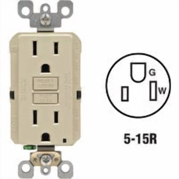 Leviton SmartLockPro Self-Test Rounded Corner GFCI Outlet - Pack of 10