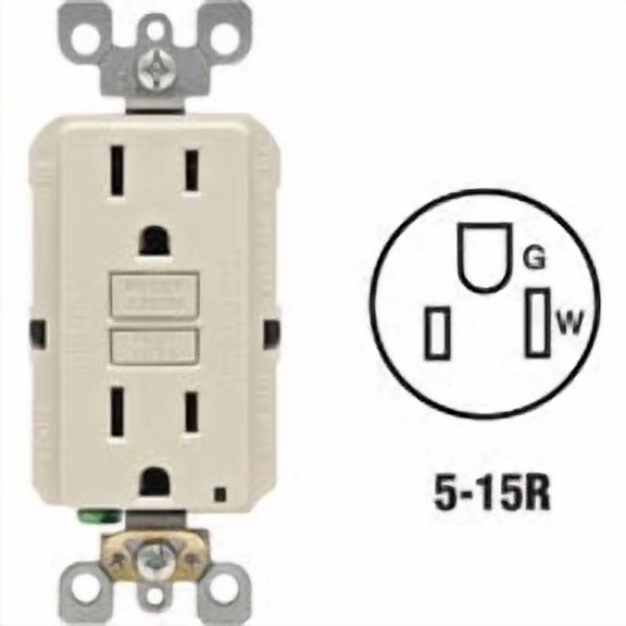 Leviton SmartLockPro Self-Test Rounded Corner GFCI Outlet - Pack of 10