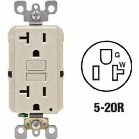 Leviton SmartLockPro Self-Test Rounded Corner GFCI Outlet - Pack of 10