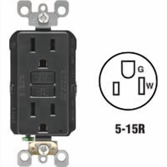 Leviton SmartLockPro Self-Test Rounded Corner GFCI Outlet - Pack of 10