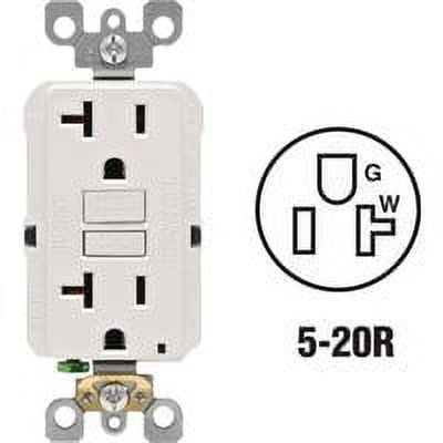 Leviton SmartLockPro Self-Test Rounded Corner GFCI Outlet - Pack of 24