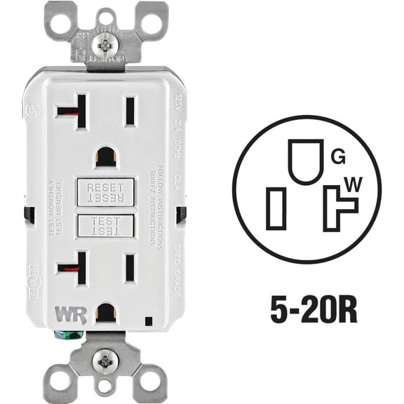 Leviton SmartLockPro Self-Test Tamper & Weather Resistant GFCI Outlet - Pack of 4 Indoor & Outdoor Use, NEC-Compliant
