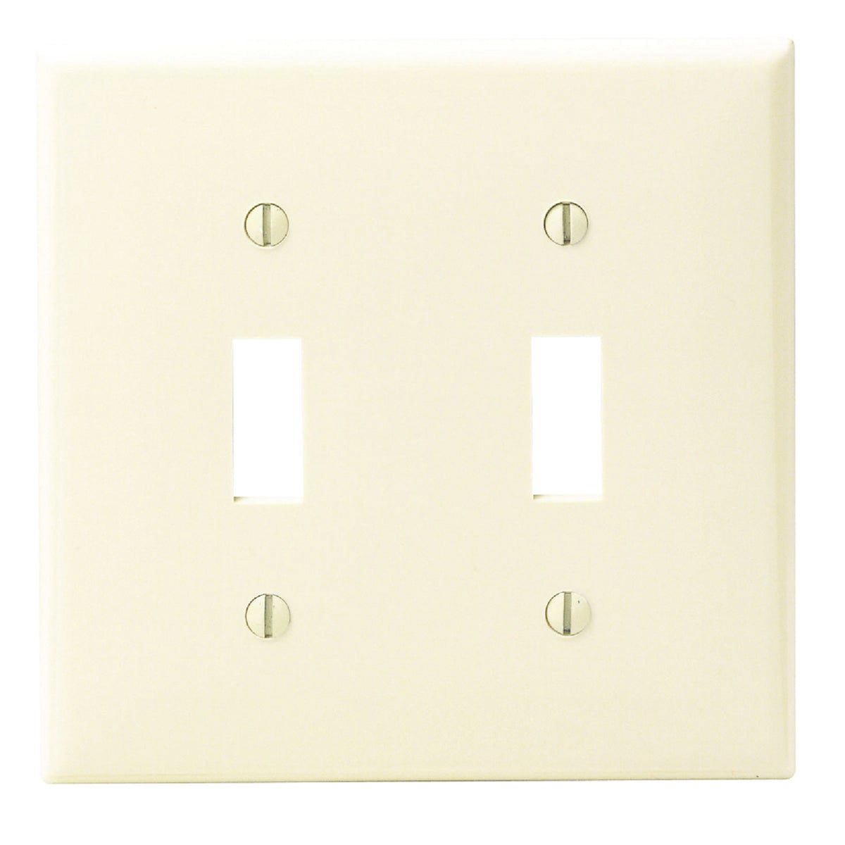 Leviton Unbreakable Toggle Switch Wall Plate - Pack of 2
