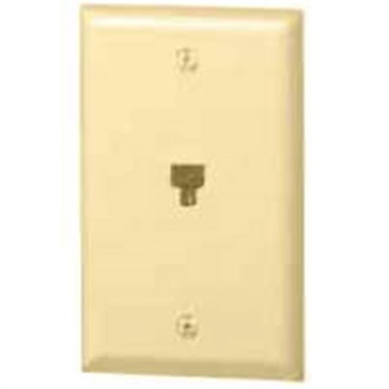 Leviton Standard Flush Mount Jack Ivory (Each)