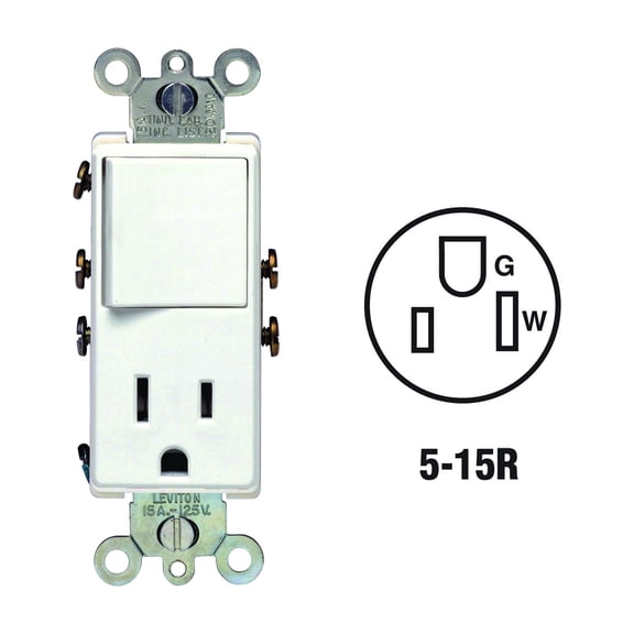 Leviton Switch & Outlet Combination