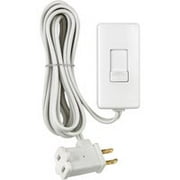 Leviton TBL03-10W, 300W White Tabletop Slide Light Dimmer & Switch
