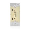 thumbnail image 1 of Leviton Toggle Slide Dimmer Switch for Dimmable LED, Halogen and Incandescent Bulbs, TSL06-1LI, Ivory, 1 of 2