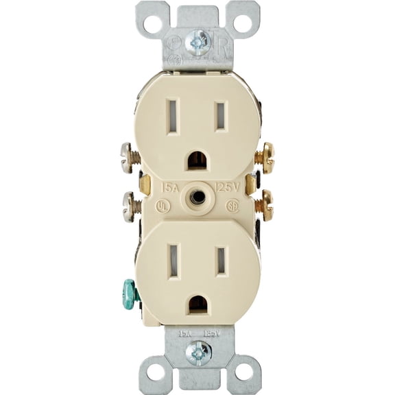Leviton Tamper Resistant Duplex Outlet - 60 Total Outlets  Indoor & Outdoor Use, NEC-Compliant