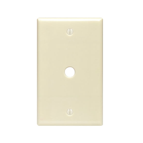 Leviton Telephone/Cable Wall Plate - Pack of 6 Indoor & Outdoor Use, NEC-Compliant