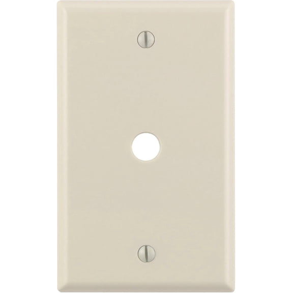 Leviton Telephone/Cable Wall Plate - Pack of 6 Indoor & Outdoor Use, NEC-Compliant