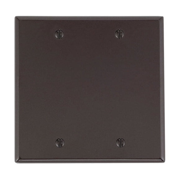 WALPLAT 2GANG/BLANK BR (Pack of 1)