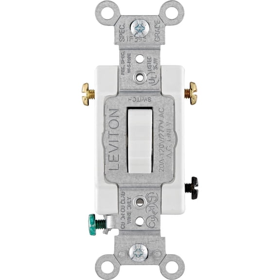 Leviton Toggle 3-Way Switch - Single Pack