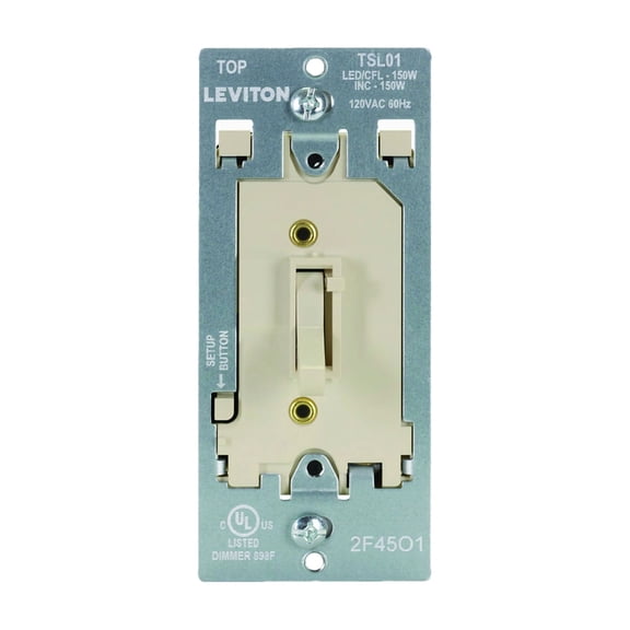 Leviton Toggle Slide Dimmer Switch - Pack of 3